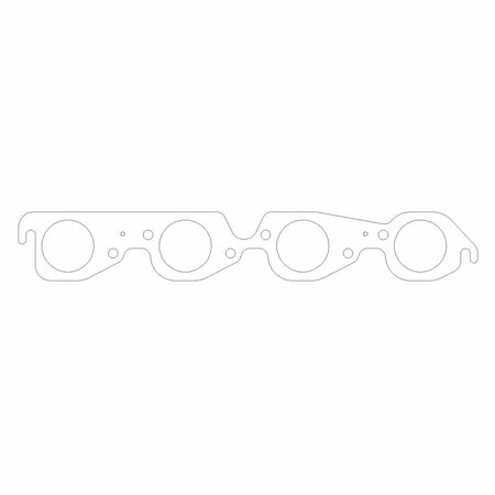 POWERPLAY C5996-030 2.13 in. Multi Layered Steel Exhaust Gasket Set for Bigl Black Chevy PO3621330